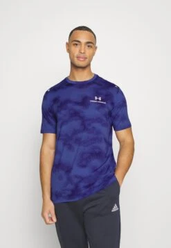 Under Armour Rush Energy Print - Sport T-Shirt - Sonar Blue