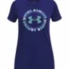 Under Armour Short Sleeve Tech Wordmarkc - Sport T-Shirt - Sonar Blue