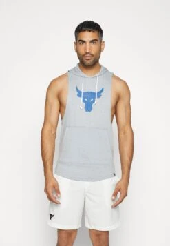 Under Armour Project Rock Bull - Top - Steel Light Heather/Blue Mirage 9 Under Armour Project Rock Bull - Top - Steel Light Heather/Blue Mirage -Under Armour Winkel ee91f78e395a4e4b9934e9b9f4c114b1