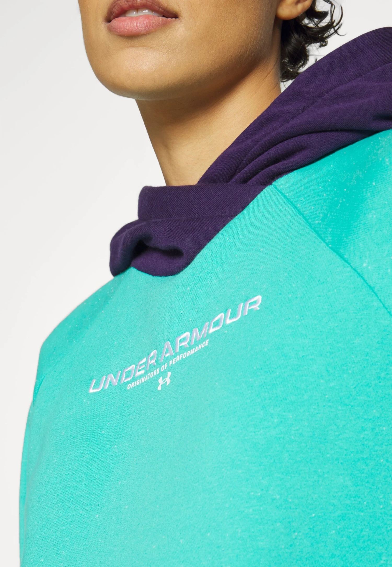 Under Armour Rival - Hoodie - Neptune/Purple Switch/White 6 Under Armour Rival - Hoodie - Neptune/Purple Switch/White - Afbeelding 6