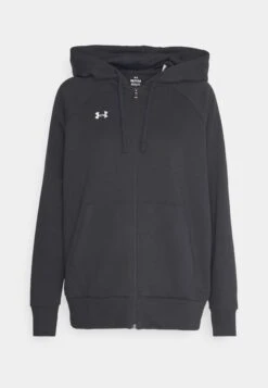 Under Armour Rival Hoodie - Sweater Met Rits - Black/White -Under Armour Winkel f687d60321ae41f3bdcb40d679352f18