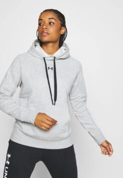 Under Armour Rival Hoodie - Hoodie - Steel Medium Heather