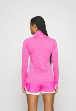 Under Armour Tech Zip Twist - Longsleeve - Rebel Pink/Pink Elixir/Silver -Under Armour Winkel fc09246cdb4245e8ab826ded3ab3341a